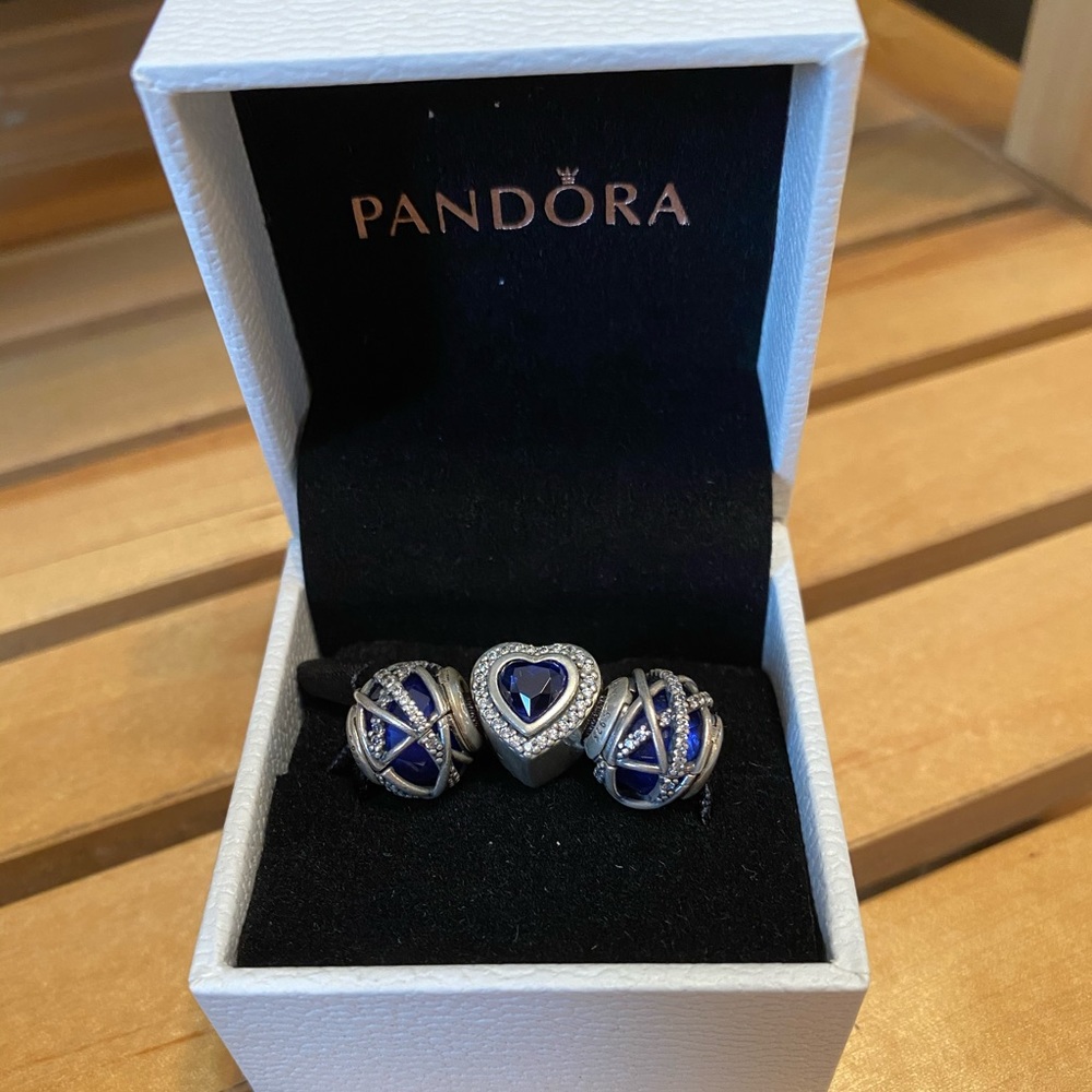 BUNDLE: Three Authentic Pandora Charms